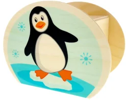 Hess Spaarpotten^Spaarpot Pinguïn Hout