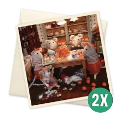 Sam&Julia Het Muizenhuis Wenskaarten^Het Muizenhuis Kaarten Party Set 10-delig