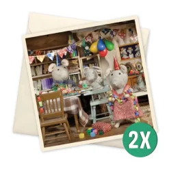 Sam&Julia Het Muizenhuis Wenskaarten^Het Muizenhuis Kaarten Party Set 10-delig