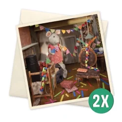 Sam&Julia Het Muizenhuis Wenskaarten^Het Muizenhuis Kaarten Party Set 10-delig