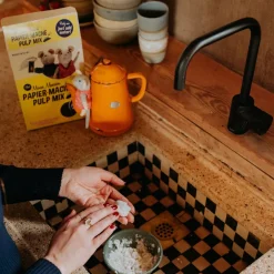 Sam&Julia Het Muizenhuis Creatief^Het Muizenhuis Papier Mache Pulp Mix