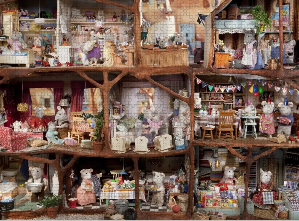 Sam&Julia Het Muizenhuis Legpuzzels^Het Muizenhuis Puzzel Het Muizenhuis 1000pcs