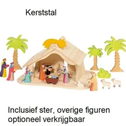 Holztiger Figuren En Toebehoren|Kerst^Boerderij of Kerststal 80348