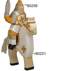 Holztiger Figuren En Toebehoren|Paardachtigen^Paard Toernooipaard Wit 80251