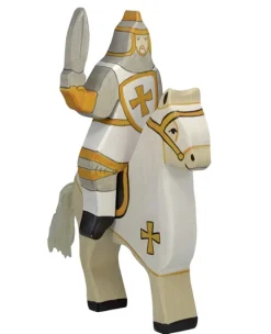 Holztiger Figuren En Toebehoren^Ridder Rijdend Wit 80256