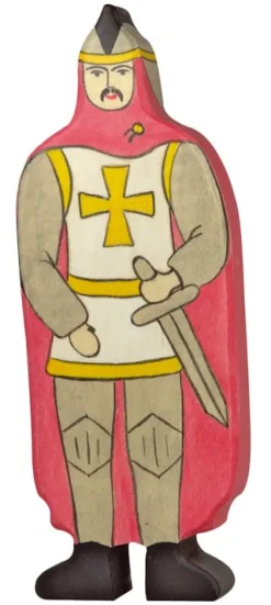 Holztiger Figuren En Toebehoren^Ridder Rode Mantel 80244