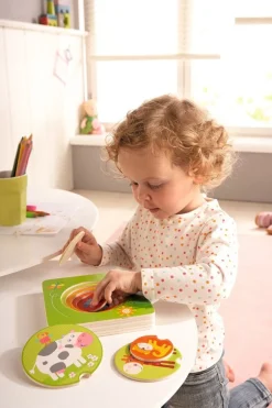 Haba Houten Puzzels^Houten puzzel Boerderijdieren