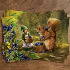 Iris Esther Wenskaarten^Postkaart Blueberry Hill