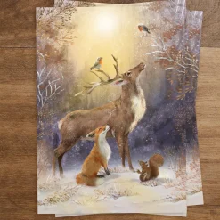 Iris Esther Wenskaarten^Postkaart Winter Wonders