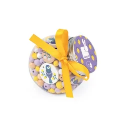 Janod Creatief^Kralenset Meesje in Opbergpot