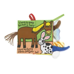 Jellycat Babyspeelgoed|Voelboeken^Knisperboek Staartenboek Pet Tails