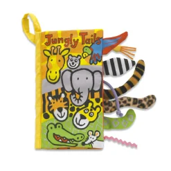 Jellycat Babyspeelgoed|Voelboeken^Knisperboek Staartenboek Farm Tails