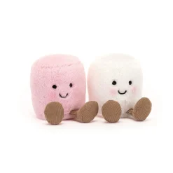 Jellycat Food & Drink^Knuffel Amuseable Pink and White Marshmallows
