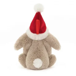Jellycat Kerst^Knuffel Bashful Christmas Bunny Decoration