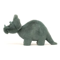 Jellycat Little Legs^Knuffel Dino Fossilly Triceratops