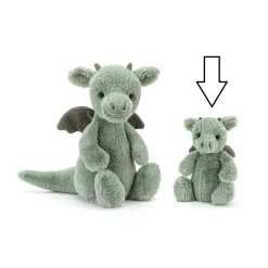 Jellycat Bashfuls^Knuffel Draak Bashful Dragon Small