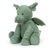 Jellycat Fuddlewuddle^Knuffel Draak Fuddlewuddle Dragon Huge