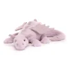 Jellycat Beautifully Scrumptious^Knuffel Draak Lavender Dragon Medium