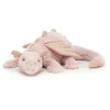 Jellycat Beautifully Scrumptious^Knuffel Draak Rose Dragon