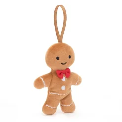 Jellycat Kerst^Knuffel Festive Folly Gingerbread Fred