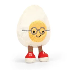 Jellycat Food & Drink^Knuffel Gekookt Ei Amuseable Boiled Egg Geek