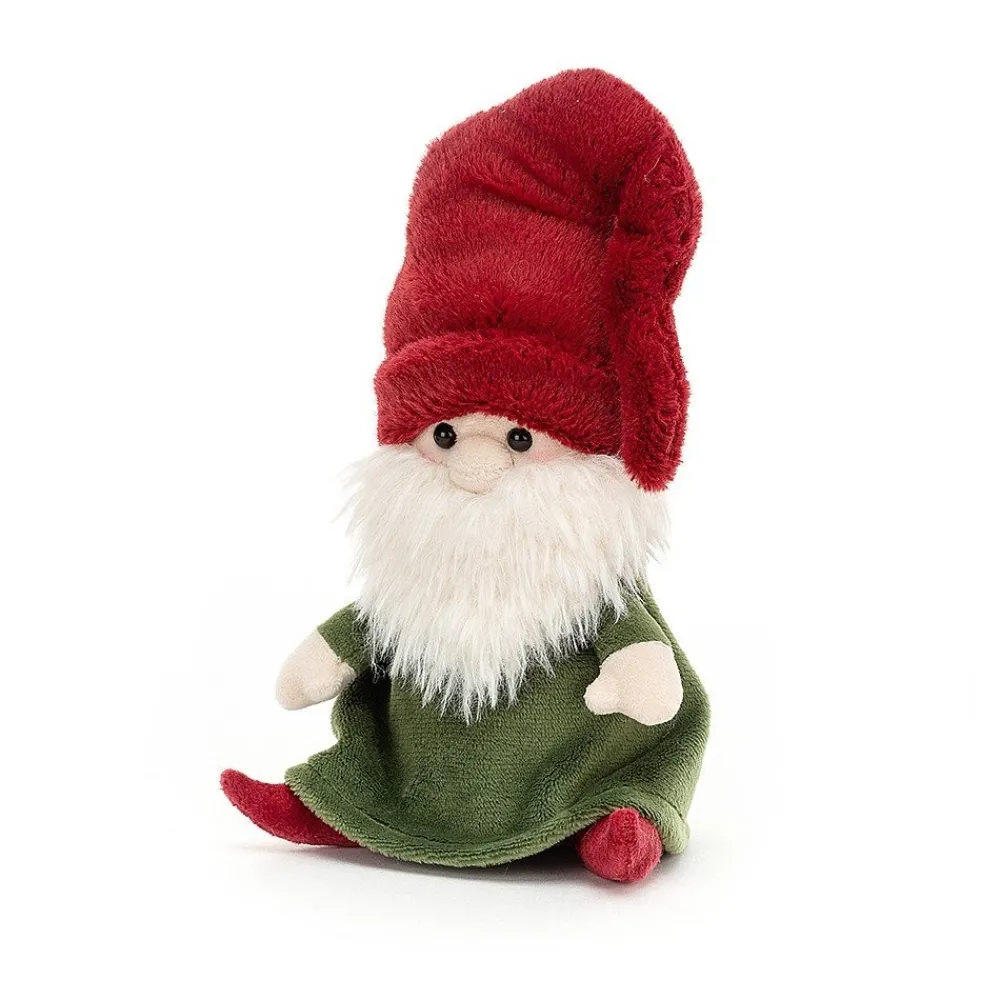 Jellycat Kerst^Knuffel Kabouter Nisse Gnome Rudy