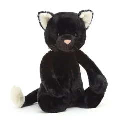 Jellycat Bekijk Alles^Knuffel Kat Bashful Black Kitten Medium