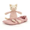Jellycat Dressed To Impress^Knuffel Kat Snuggler Cat