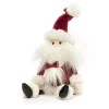 Jellycat Kerst^Knuffel Kerstman Crimson Santa