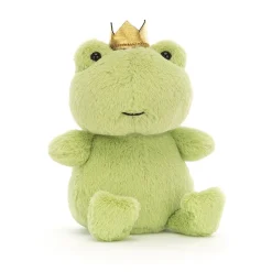Jellycat Little Legs^Knuffel Kikker Crowning Croaker Green