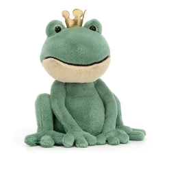 Jellycat Colourful & Quirky^Knuffel Kikker Fabian Frog Prince