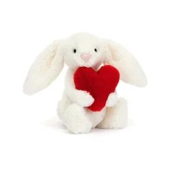 Jellycat Colourful & Quirky^Knuffel Konijn Bashful Red Love Heart Bunny Little