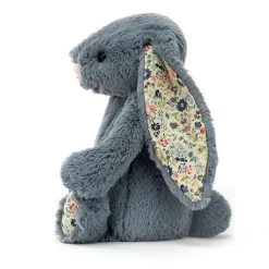 Jellycat Blossoms^Knuffel Konijn Blossom Dusky Blue Bunny Medium