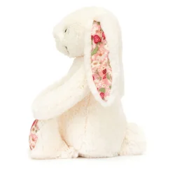 Jellycat Blossoms^Knuffel Konijn Blossom Cream Bunny Berry 18 cm