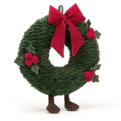 Jellycat Kerst^Knuffel Krans Amuseable Wreath Large