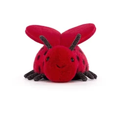 Jellycat Colourful & Quirky^Knuffel Lieveheersbeestje Loulou Love Bug
