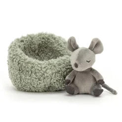 Jellycat Little Legs^Knuffel Muis Hibernating Mouse