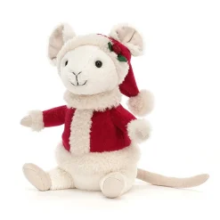 Jellycat Kerst^Knuffel Muis Merry Mouse
