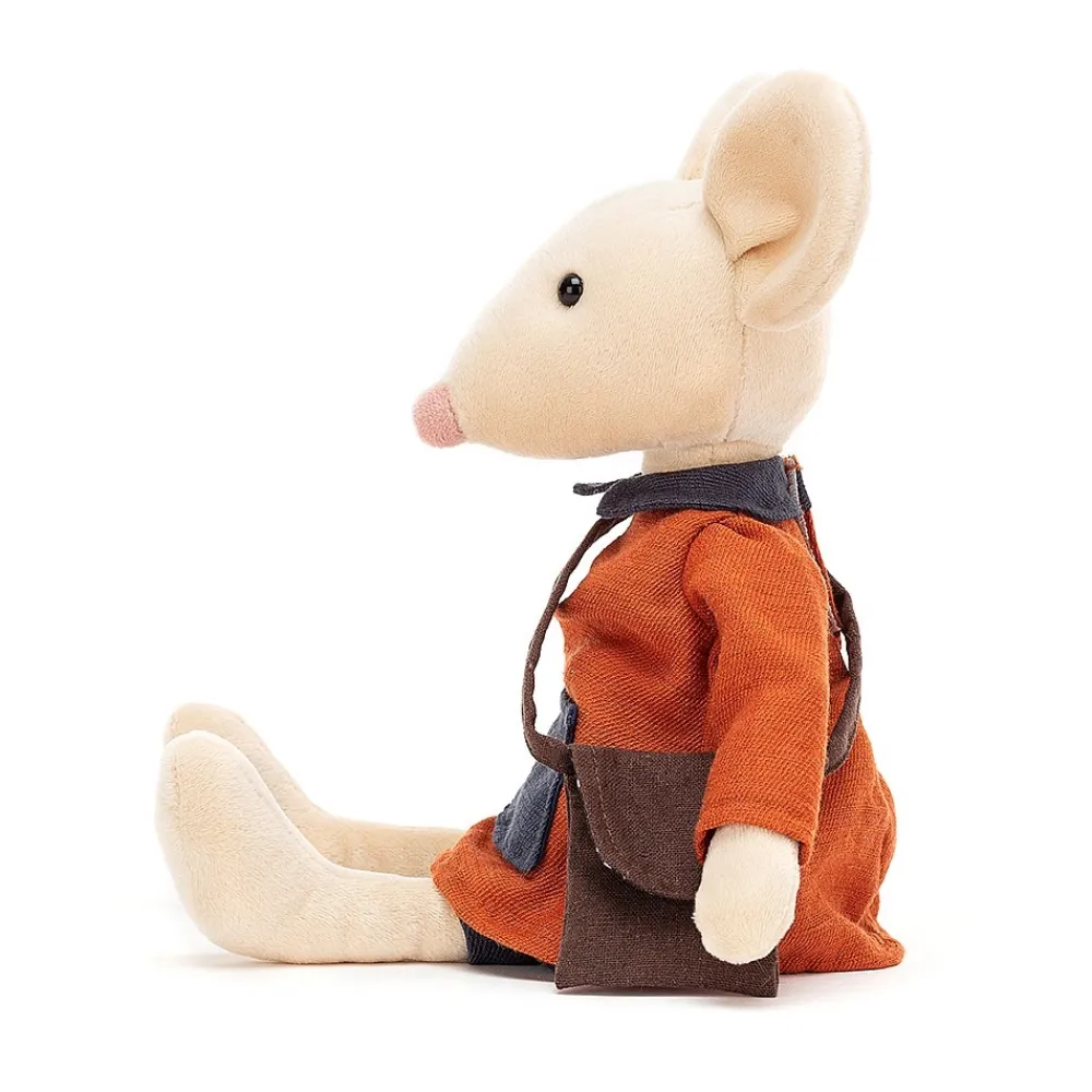 Jellycat Dressed To Impress^Knuffel Muis Pedlar Mouse