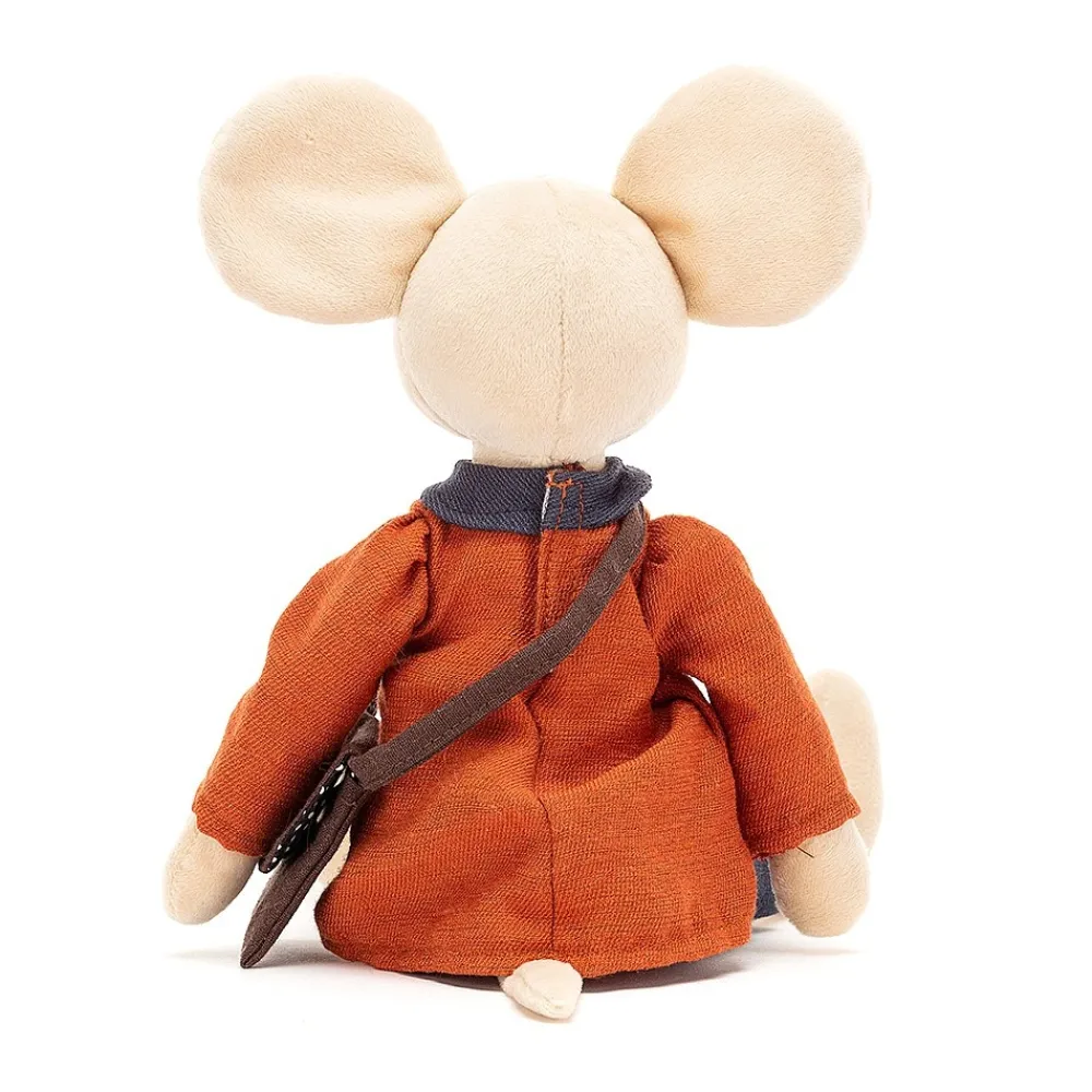 Jellycat Dressed To Impress^Knuffel Muis Pedlar Mouse