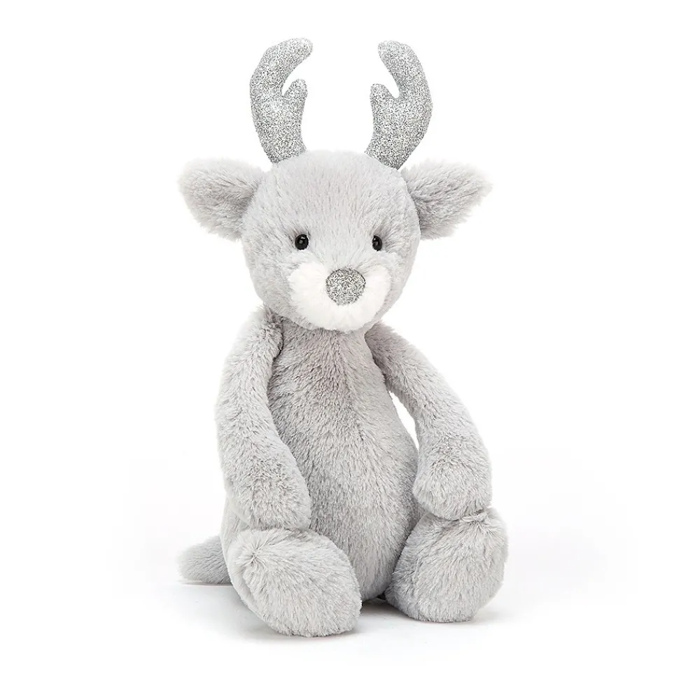 Jellycat Jingle Jingle Kerst^Knuffel Rendier Bashful Sparkle Reindeer
