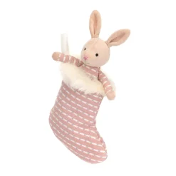 Jellycat Winter Wonderland^Knuffel Shimmer Stocking Bunny