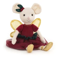 Jellycat Kerst^Knuffel Sugar Plum Fairy Mouse