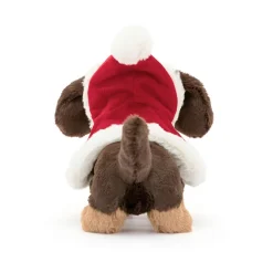 Jellycat Kerst^Knuffel Teckel Winter Warmer Otto Sausage Dog