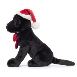 Jellycat Kerst^Knuffel Winter Warmer Pippa Black Labrador