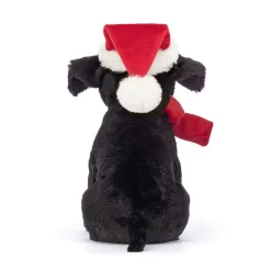 Jellycat Kerst^Knuffel Winter Warmer Pippa Black Labrador