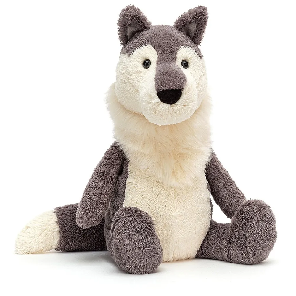 Jellycat Super Softies^Knuffel Woodruff Wolf