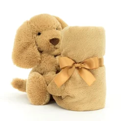 Jellycat Bashfuls^Knuffeldoek Bashful Toffee Puppy Soother