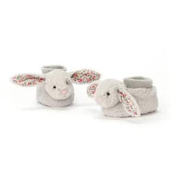 Jellycat Blossoms|Kraamcadeaus^Slofjes Blossom Silver Bunny Booties