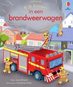 Uitgeverij Usborne Bekijk Alles^Kijk binnen In een brandweerwagen